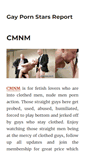 Mobile Screenshot of gaypornstarsreport.com